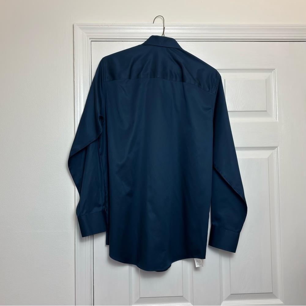 Euc Teal Button Down - image 8